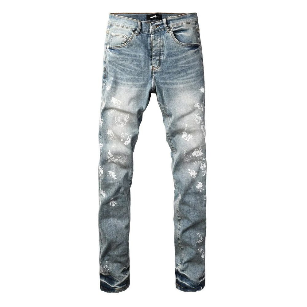 Men's Street Casual Slim Fit Stretch Denim Jeans