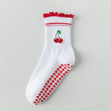 White yoga socks for women and adults