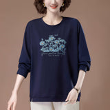 Long sleeved T-shirt loose fitting women