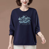 Long sleeved T-shirt loose fitting women