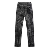 Men's Vintage High Street Camo Cargo Straight Leg Denim Pants