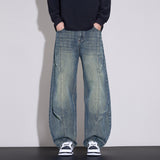 Men's Style Loose Wide Leg Denim Jeans