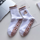 White yoga socks for women and adults