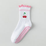 White yoga socks for women and adults