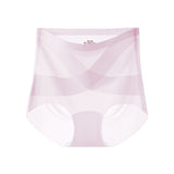Seamless Ice Silk High Waist Tummy Control Shapewear Briefs for Women with  Cotton Gusset