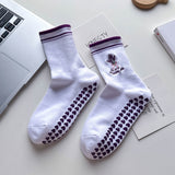 White yoga socks for women and adults
