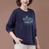 Long sleeved T-shirt loose fitting women