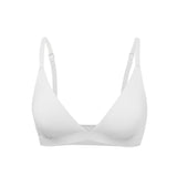 Skim Fine Strap Triangular Cup No Pad Backless Women's Bra Small Bust Non-Empty Cup Deep