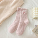 Socks children's plush socks floor long socks thickened women's midsole