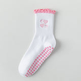 White yoga socks for women and adults
