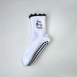 White yoga socks for women and adults