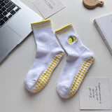 White yoga socks for women and adults